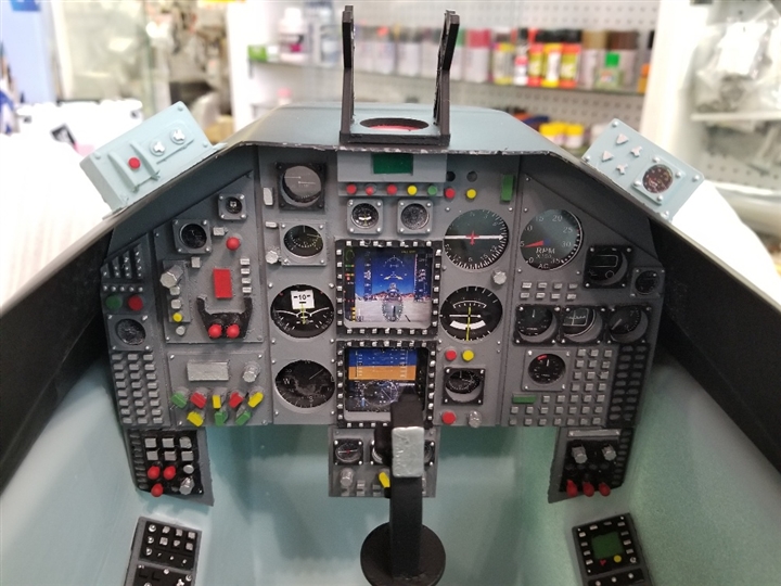 Skymaster Large Bae Hawk Cockpit details