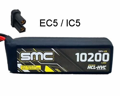 SMC HCL-HVC 15.2V-10200mAh 120C G10 Protection Plates Product Code: 102120-4S1P