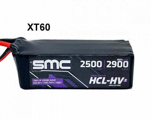 SMC HCL-HV2 Flight 22.8V/6S-2900mAh-90C Product Code: 2990-6S1P