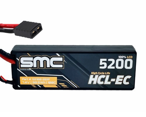 SMC HCL-EC 7.4V 5200mAh 100C wired hardcase Traxxas - 52100-2S1P