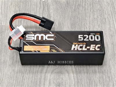 SMC HCL-EC 11.1V 5200mAh 100C wired hardcase 52100-3S1P Traxxas