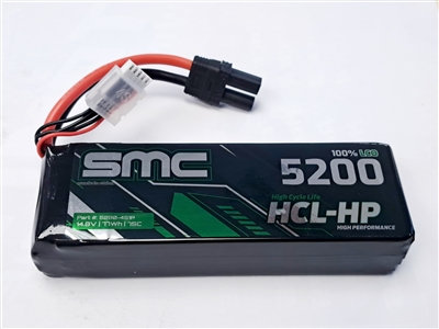 SMC HCL-HP 14.8V-5200mAh-80C Flight Pack - 5280-4S1P