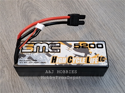 SMC HCL-EC 11.1V 5200mAh 50C wired hardcase EC5 - 5250-3S1P