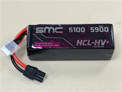 SMC HCL-HV2 Flight 22.8V/6S-5900mAh-90C 5990-6S1P EC5/IC5