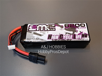 SMC HCL-HVP Flight 15.2V-6200mAh-75C - 6275-4S1P