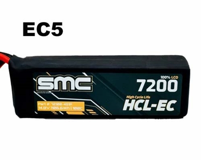 SMC HCL-EC 14.8V 7200mAh 100C G10 Protection Plates Product Code: 72100-4S1P