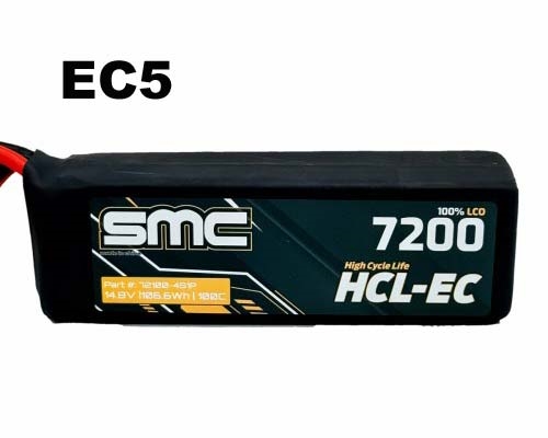 SMC HCL-EC 14.8V 7200mAh 100C G10 Protection Plates Product Code: 72100-4S1P