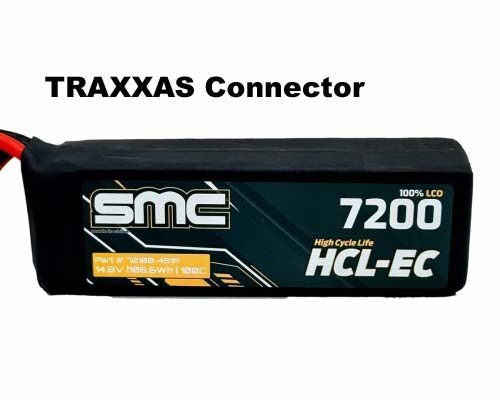 SMC HCL-EC 14.8V 7200mAh 100C G10 Protection Plates (TRA) Product Code: 72100-4S1P