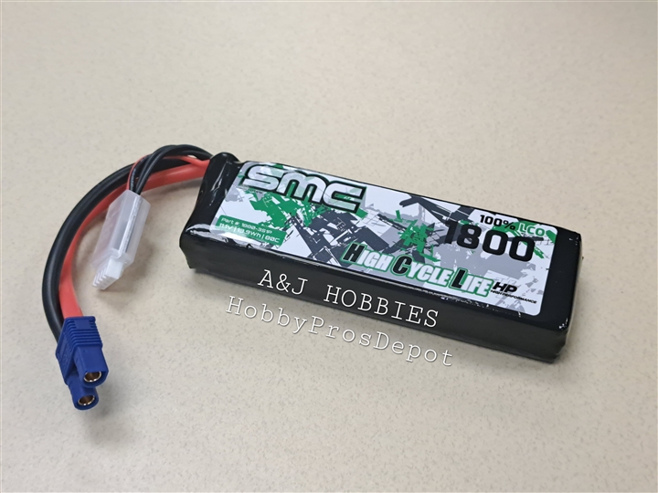 SMC HCL-HP 11.1V-1800mAh-80C Flight Pack - 1880-3S1P