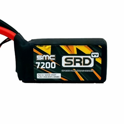 SMC SRD-V4 7.4V-7200mAh-250C Drag pack Product Code: 72250-2S2PV4