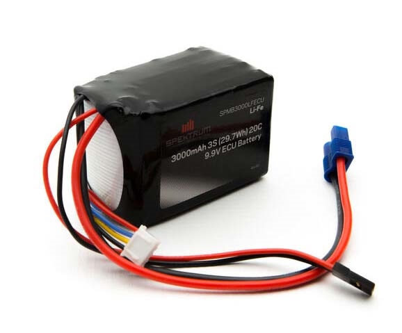 3000mAh 3S 9.9V Li-Fe ECU Battery SPMB3000LFECU