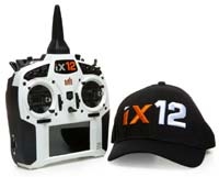 Spektrum iX12 2.4GHz DSMX 12-Channel Radio System (Transmitter Only) (White) SPMR12000W