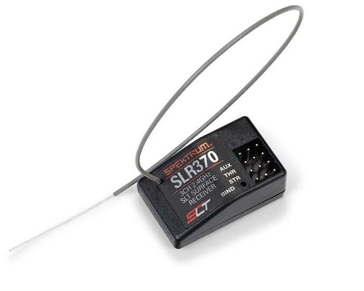 Spektrum RC SLR370 3-Channel 2.4Ghz SLT DSC Surface Receiver - SPMSLR370
