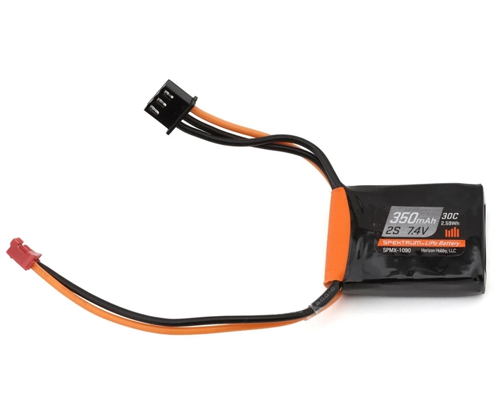 Spektrum RC 2S 30C LiPo Battery Pack (7.4V/350mAh) w/PH2.0 Connector - SPMX-1090