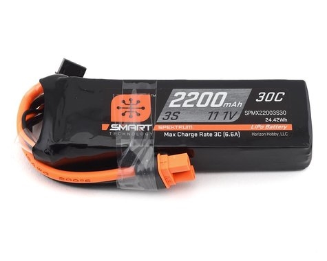 2200mAh 3S 11.1V Smart LiPo 30C; IC3 (EFLB22003S30) SPMX22003S30