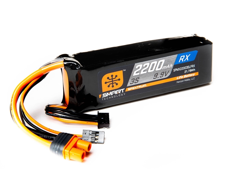 2200mAh 3S 9.9V Smart LiFe ECU Battery; IC3 SPMX22003SLFRX