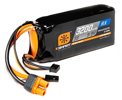3200mAh 3S 9.9V Smart LiFe ECU Battery; IC3 SPMX32003SLFRX