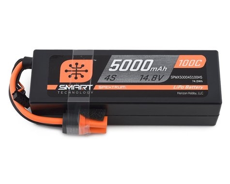 5000mAh 4S 14.8V 100C Smart LiPo Hardcase; IC5 SPMX50004S100H5