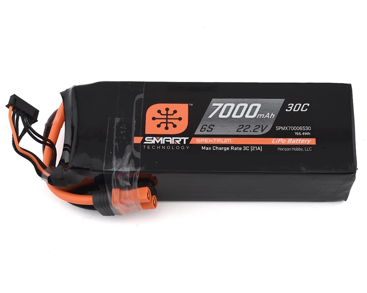 Spektrum RC 6S Smart LiPo Battery Pack w/IC5 Connector (22.2V/7000mAh) SPMX70006S30