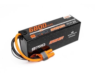 Spektrum 22.2V 6800mAh 6S 120C Smart G2 Pro Basher LiPo: IC5 - SPMXB6S68