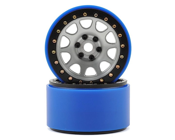 SSD RC 2.2 D Hole PL Beadlock Wheels (Silver) (2) (Pro-Line Tires) SSD00154