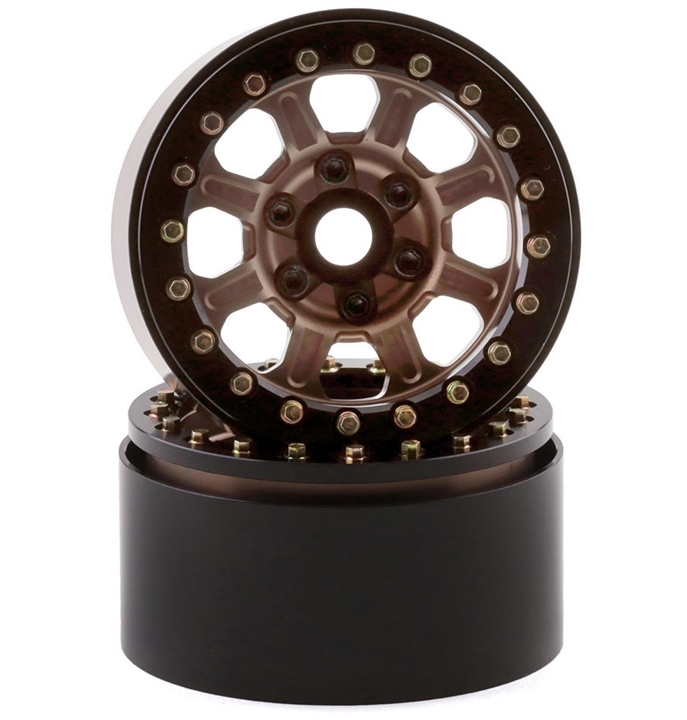 SSD RC Warrior 1.9" Beadlock Crawler Wheels (Bronze) (2) - SSD00430