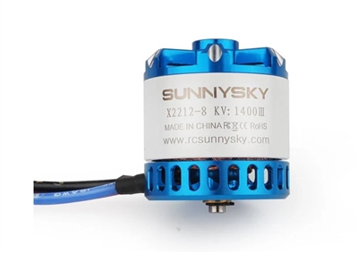 SunnySky X Series V3 X2212 1400KV Long Shaft V3 Brushless Motors - SSXV3X2212L1400V3