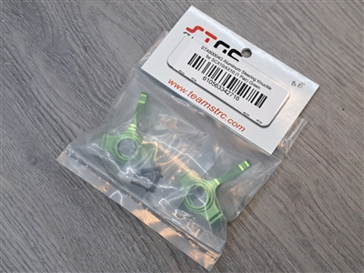 STRC - STA80004G Aluminum steering knuckle for SCX10/AX10 (1 pair) Green