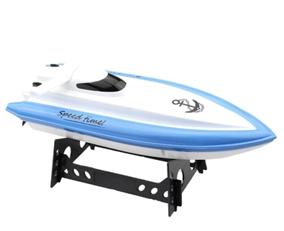 Remote Control Super Boat with Battery and Charger, Blue