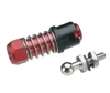 2-56 Aluminum Ball Link with Locking Sleeve (Red) SUL590