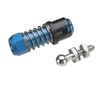 4-40 Aluminum Ball Link with Locking Sleeve (Blue) SUL591
