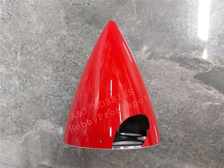 Skywing Carbon Fiber Spinner 3.5" Red