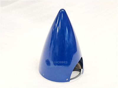 Skywing Carbon Fiber Spinner 4" Blue (89-91")