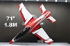 Skywing RC 71" Falcon 1.8M Jet Red (included: Scale Landing Gear. Tailpipe, )