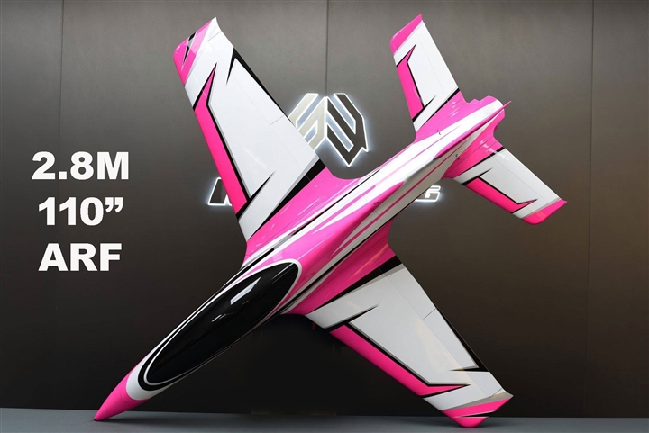 Skywing RC Falcon 2.8M 110" Turbine Vector Thrust 3D Jet  - Pink