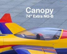 Canopy for SW 74" Extra NG-B (Yellow) 35C
