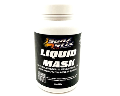 Spaz Stix Water Based Liquid Mask V2, 8oz, SZX0008V2