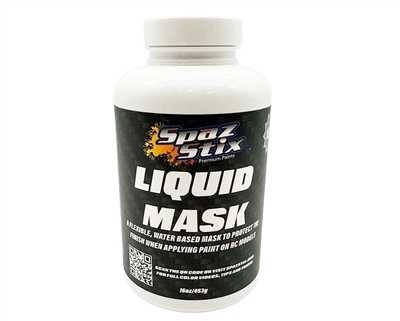 Spaz Stix Water Based Liquid Mask V2, 16oz, SZX0016V2