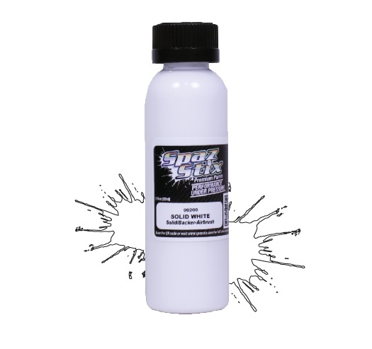 SOLID WHITE / BACKER AIRBRUSH PAINT 2OZ SZX00200