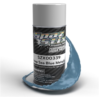 Deep Sea Blue Metallic Aerosol Paint, 3.5oz Can