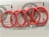 Tamiya 15191 O-Ring set for 17/19mm Roller (RED)