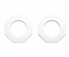 Tamiya TD4 Slipper Clutch Pads. White (2) - TAM22045