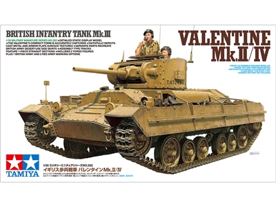 Tamiya 1/35 Brit Infantry Tank Mk.III Valentine Mk.II/IV TAM35352