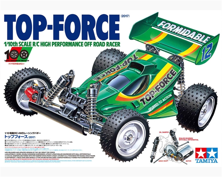 Tamiya  1/10 2017 Top-Force Limited Edition 4WD Buggy Kit - TAM47350
