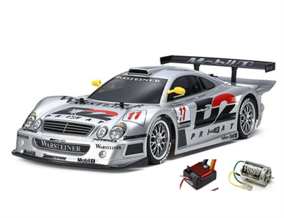 Tamiya 1/10 1997 Mercedes-Benz CLK-GTR TT-01 Type-E Kit with Hobbywing THW-1060 ESC- TAM47437