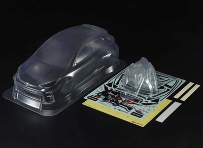 1/10 Scale R/C Toyota GR Yaris Lghtwht Body Parts TAM47463