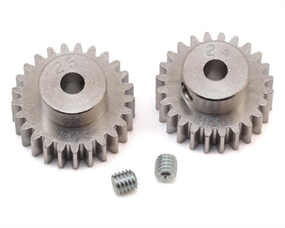 243248M Tamiya 0.6Mod AV Pinion Gear Set (24T & 25T) TAM50477