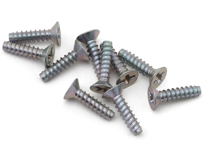 312 Tamiya 3x12mm Self Tapping Flat Head Screw (10) TAM50581
