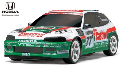 Tamiya Castrol Honda Civic VTi Body Set (Clear) TAM51421