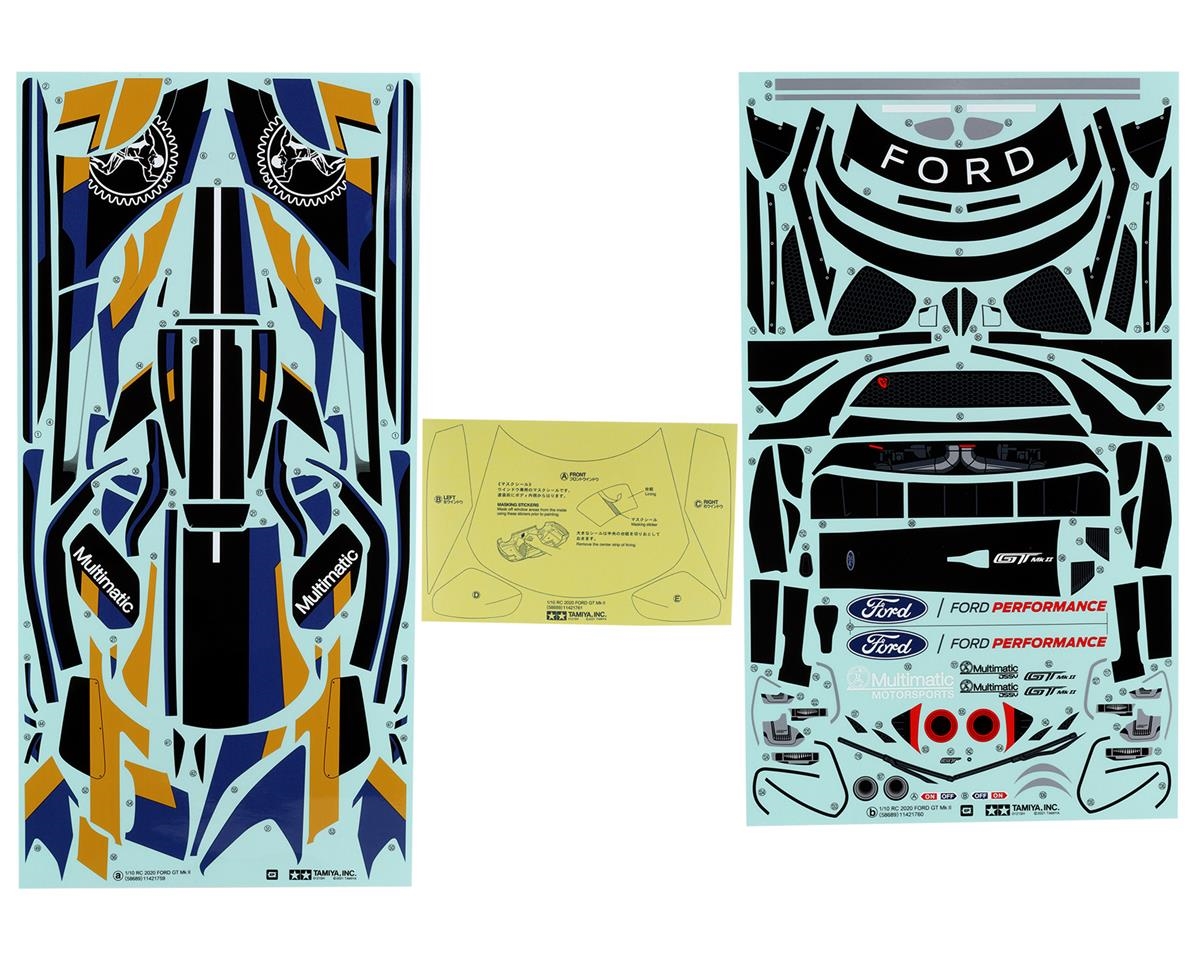 Tamiya 2020 Ford GT Mk II 1/10 Body Set (Clear)